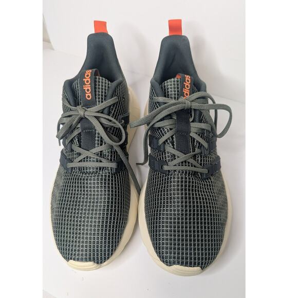 adidas Other - Adidas Questar Flow Green Legend Earth Orange Men boys size 6.5